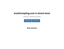 Tablet Screenshot of braziltrampling.com